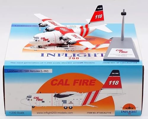 BUY GONE WORLD HC-130H Hercules (L-382) CAL Fire N118Z mit Ständer von BUY GONE WORLD