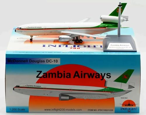 BUY GONE WORLD MCDONNELL DOUGLAS DC-10-30 ZAMBIA AIRWAYS REG: N3016Z MIT STÄNDER von BUY GONE WORLD