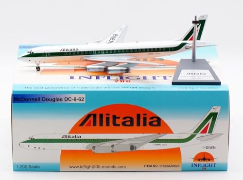 BUY GONE WORLD MCDONNELL DOUGLAS DC-8-62H ALITALIA REG: I-DIWN MIT STAND von BUY GONE WORLD