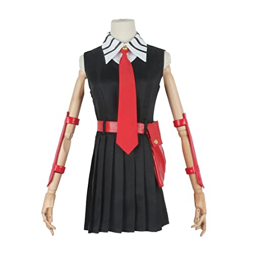 BVMPRS Anime Akame Cosplay Kostüm Frauen ärmellose kurzes Halloween Kleid,Black-M von BVMPRS