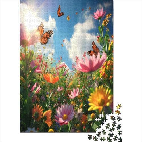 Blume 1000 Teile Puzzle, Puzzles Für Erwachsene, 1000 Teile Puzzlespiel Für Jugendliche & Erwachsene Puzzlespiel Puzzel 1000pcs (75x50cm) von BXYAFEKUD