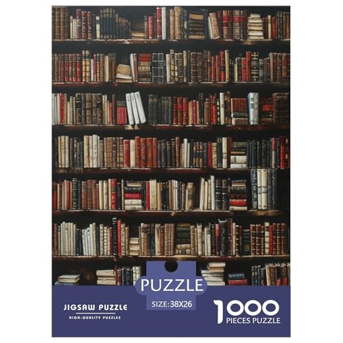 Bücherregal Puzzles 1000 Teile Schwer Puzzle Spielzeug Lernspiel Impossible Herausforderung Spielzeug Für Erwachsene Kinder 38x26cm/1000pcs Bücherregal Puzzles 1000 Teile Schwer Puzzle Spielzeug Lernspiel Impossible Herausforderung Spielzeug Für Erwachsene Kinder 38x26cm/1000pcs von BXYAFEKUD