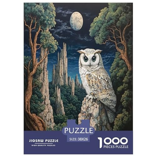 Eule Puzzles 1000 Teile Schwer Puzzle Spielzeug Lernspiel Impossible Herausforderungsspielzeug Für Erwachsene Kinder 38x26cm/1000pcs Eule Puzzles 1000 Teile Schwer Puzzle Spielzeug Lernspiel Impossible Herausforderungsspielzeug Für Erwachsene Kinder 38x26cm/1000pcs von BXYAFEKUD