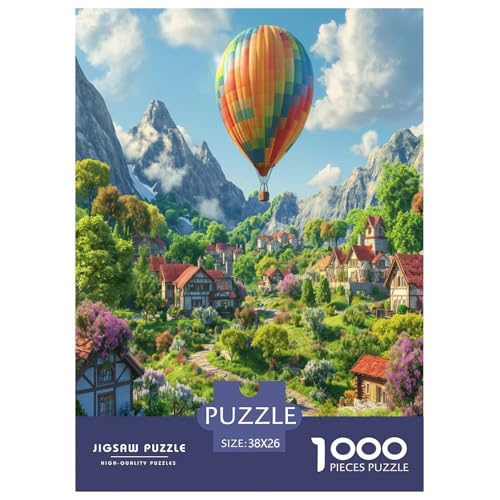 Heißluftballon Puzzle 1000-teilige Schwer Puzzle Spielzeug Lernspiel Impossible Herausforderung Spielzeug Für Erwachsene Und Kinder Ab 14 Jahren 38x26cm/1000pcs Heißluftballon Puzzle 1000-teilige Schwer Puzzle Spielzeug Lernspiel Impossible Herausforderung Spielzeug Für Erwachsene Und Kinder Ab 14 Jahren 38x26cm/1000pcs von BXYAFEKUD