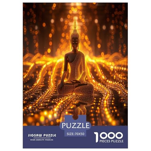 Künstlerische Buddha-Statuen Puzzle 1000 Teile Schwer Puzzle Spielzeug Lernspiel Impossible Herausforderungsspielzeug Für Erwachsene Und Kinder Ab 12 Jahren 70x50cm/1000pcs Künstlerische Buddha-Statuen Puzzle 1000 Teile Schwer Puzzle Spielzeug Lernspiel Impossible Herausforderungsspielzeug Für Erwachsene Und Kinder Ab 12 Jahren 70x50cm/1000pcs von BXYAFEKUD