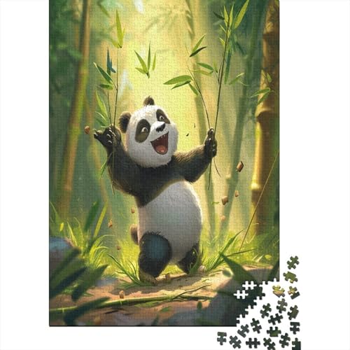 Panda 1000 Stück Puzzles Für Erwachsene Teenager Stress Abbauen Familien-Puzzlespiel Mit Poster in 1000-teiliges Puzzle Kinder Lernspiel Spielzeug Geschenk Puzzel 1000pcs (75x50cm) von BXYAFEKUD