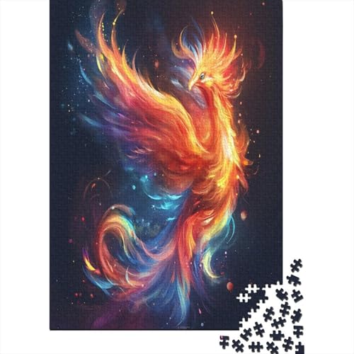 Phoenix 1000 Stück Puzzles Für Erwachsene Teenager Stress Abbauen Familien-Puzzlespiel 1000-teiliges Puzzle Kinder Lernspiel Spielzeug Geschenk Puzzel 1000pcs (75x50cm) von BXYAFEKUD