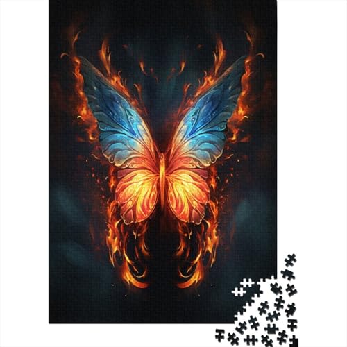 Schmetterling 1000 Stück Puzzles Für Erwachsene Teenager Stress Abbauen Familien-Puzzlespiel Mit Poster in 1000-teiliges Puzzle Kinder Lernspiel Spielzeug Geschenk Puzzel 1000pcs (75x50cm) von BXYAFEKUD