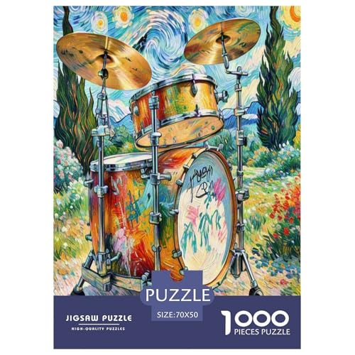 Trommel Set Puzzle 1000-teilige Schwer Puzzle Spielzeug Pädagogisches Spiel Impossible Herausforderungsspielzeug Für Erwachsene Kinder 70x50cm/1000pcs Trommel Set Puzzle 1000-teilige Schwer Puzzle Spielzeug Pädagogisches Spiel Impossible Herausforderungsspielzeug Für Erwachsene Kinder 70x50cm/1000pcs von BXYAFEKUD