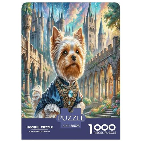 Yorkshire Terrier Puzzles 1000 Teile Schwer Puzzle Spielzeug Lernspiel Impossible Herausforderung Spielzeug Für Erwachsene Und Kinder Ab 12 Jahren 38x26cm/1000pcs Yorkshire Terrier Puzzles 1000 Teile Schwer Puzzle Spielzeug Lernspiel Impossible Herausforderung Spielzeug Für Erwachsene Und Kinder Ab 12 Jahren 38x26cm/1000pcs von BXYAFEKUD