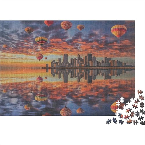 Heißluftballon 1000 Teile Puzzle Für Erwachsene, Hochwertige Recycelbare MateriAußerirdische Und Druck Puzzlespiel, Familienspiel, Geschenk Für Liebhaber Oder Freunde Puzzel 1000pcs (75x50cm) von BXZBEXGHD