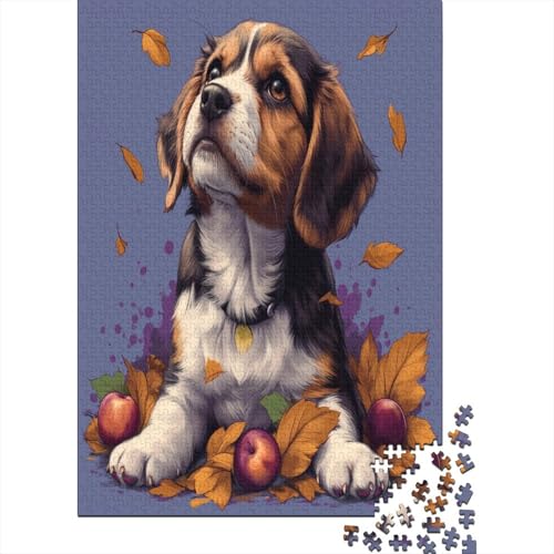 Hundehund Puzzle 1000 Teile Puzzle Erwachsene Schwieriges Schwer Puzzle Für Erwachsene Und Kinder Ab 14 Jahren Puzzel 1000pcs (75x50cm) von BXZBEXGHD