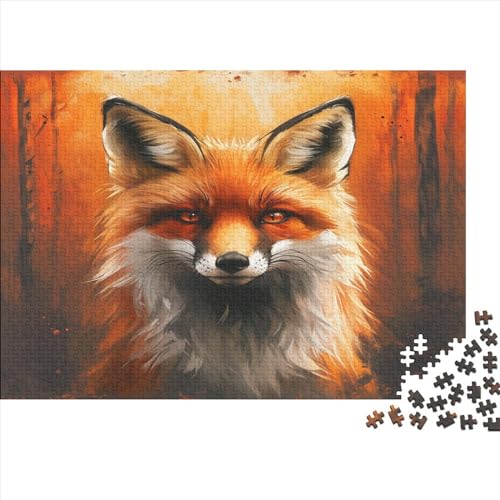 Jungle Fuchs 1000 Teile Puzzle Für Erwachsene, Hochwertige Recycelbare MateriAußerirdische Und Druck Puzzlespiel, Familienspiel, Geschenk Für Liebhaber Oder Freunde Puzzel 1000pcs (75x50cm) von BXZBEXGHD