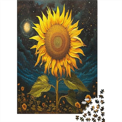 SonneBlume Puzzle 1000 Teile Für Erwachsene Und Kinder Ab 14 Jahrenfür Stressabbauer Puzzlespiel Erwachsenen Puzzlespiel Puzzel 1000pcs (75x50cm) von BXZBEXGHD