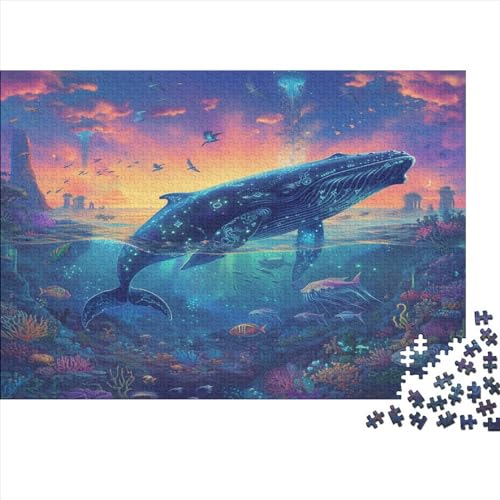 Wal Puzzlespiel 1000 Teile Für Erwachsene, Einzigartige Kunstwerke Und Vorlage - Geburtstagsgeschenk - Spaßige Puzzles Mit Überraschung Von Puzzle in A Bag Puzzel 1000pcs (75x50cm) von BXZBEXGHD