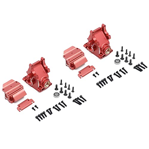 BYCUFF 2 SäTze Metall GetriebegehäUse Vorne und Hinten für Arrma 1/8 Kraton Outcast Notorious Talion 1/7 Infraction RC Auto,1 von BYCUFF