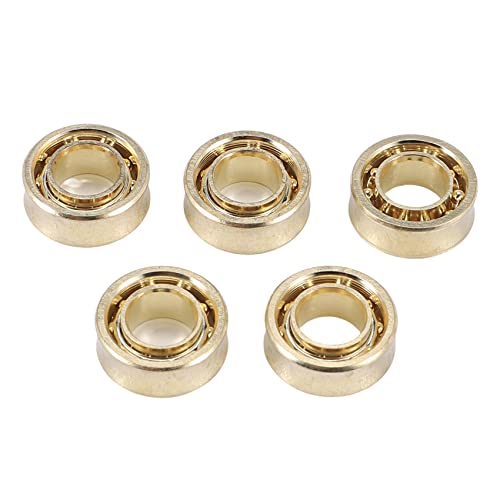 BYCUFF 5Pcs Gold 10 Ball Kk Yoyo Bearing Professional Extra Long Sleep Idle YOYO Bearing Yo-Yo Bearings von BYCUFF