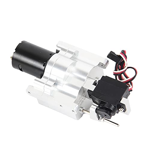 BYCUFF Metall 2 Gang Getriebe 370 Motor Drehzahl äNderungs Getriebe für C14 C24 B14 B36 MN D90 MN-90 MN99S RC Auto Upgrade Teile von BYCUFF