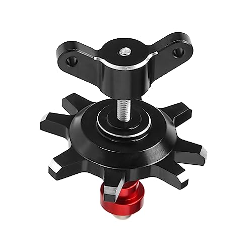 BYCUFF Neues CNC Metallisch Reifen/Demontage Hilfs Werkzeug für 1/10 RC Crawler Auto 1,9 2,2 Perlenverschluss Rad,Schwarz von BYCUFF