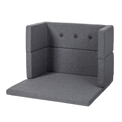 KlipKlap Kindersofa/Play Fold Square blue grey von BYKLIPKLAP