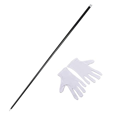 130cm Magischer Zauberstab Metall, Professioneller Zauberstab Tragbare Stahlstange Magische Teleskopstange Edelstahl Pocket Stick Taschenstab Pocket Staff Ausziehbarer Zauberstab Zaubertricks Zubehör von BYNYXI