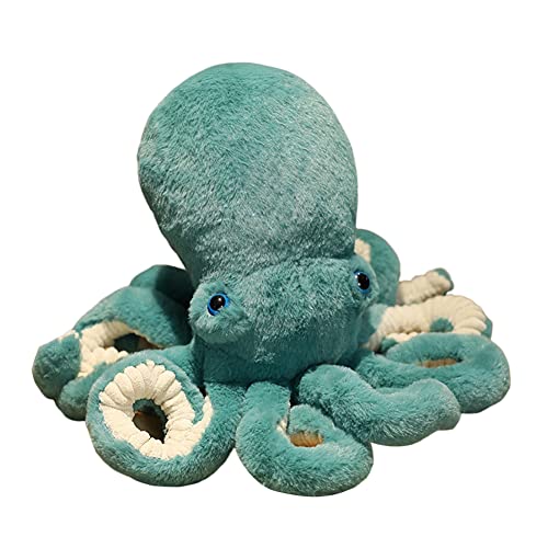 30cm Oktopus Plüsch Kissen, Plüschtier Oktopus Stofftier Oktopus Krake Umarmungskissen Tier Cuddly Oktopus Kuscheltier Gefüllte Meerestier Octopus Dekokissen Spielzeug für Kinder Jungen Mädchen von BYNYXI