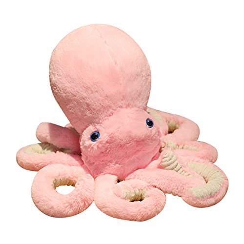 30cm Oktopus Plüsch Kissen, Plüschtier Oktopus Stofftier Oktopus Krake Umarmungskissen Tier Cuddly Oktopus Kuscheltier Gefüllte Meerestier Octopus Dekokissen Spielzeug für Kinder Jungen Mädchen von BYNYXI