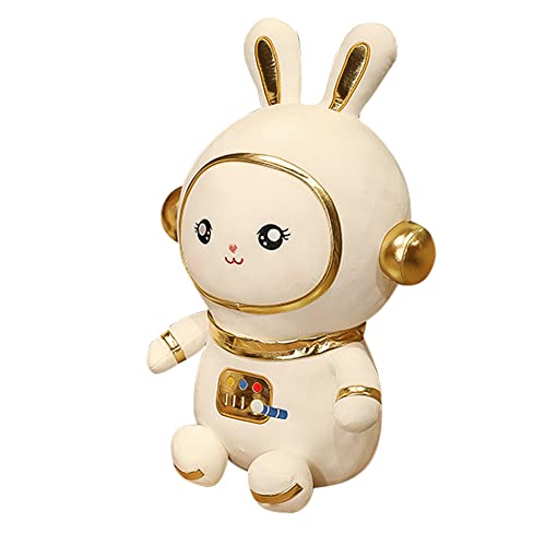 BYNYXI 35cm Astronaut Kaninchen Plüschtiere, Stofftier Astronaut Plüschkissen Kaninchen Osterdeko Gefüllte Puppe Niedliche Spaceman Weiche Kuscheltiere Spielzeug für Kinder Jungen Mädchen Geschenk von BYNYXI