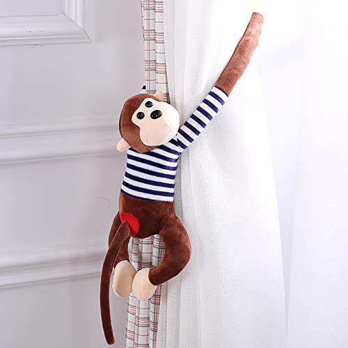 BYNYXI 45cm Plüsch Gibbon Affen Puppe, Hanging Monkey Gibbon Stofftier Kuscheltier Weiche Gefüllte Baumwolle Langer Arm AFFE Armen und Beinen Tierpuppe Gibbon Plüsch Spielzeug für Kinder Geschenke von BYNYXI