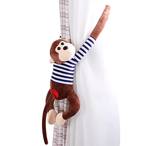 BYNYXI 60cm Plüsch Gibbon Affen Puppe, Hanging Monkey Gibbon Stofftier Kuscheltier Weiche Gefüllte Baumwolle Langer Arm AFFE Armen und Beinen Tierpuppe Gibbon Plüsch Spielzeug für Kinder Geschenke von BYNYXI