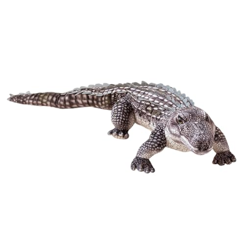 BYNYXI 96CM Groß Grün Krokodil Stofftier Flauschiges Alligator Plüsch Spielzeug Ausgestopftes, Plüschtier Kuscheltier, für Kleinkinder Jungen Mädchen von BYNYXI