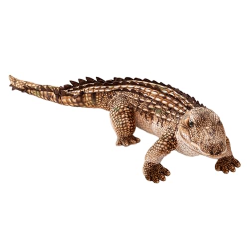 BYNYXI 96CM Groß Grün Krokodil Stofftier Flauschiges Alligator Plüsch Spielzeug Ausgestopftes, Plüschtier Kuscheltier, für Kleinkinder Jungen Mädchen von BYNYXI