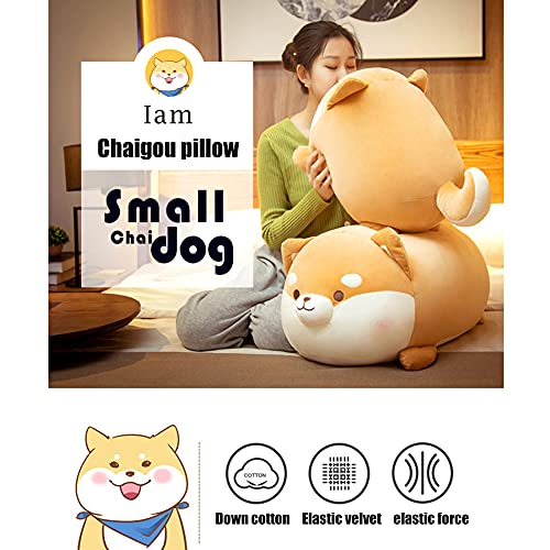 BYNYXI 35cm Corgi Hund Plüschtier, Shiba Inu Plüschtier Kawaii Plüsch Gefüllt Plüschtiere Baumwolle Hundepuppen Weiche Cartoon Plüsch Hund Puppe Shiba Inu Plush Toy für Kinder Jungen Mädchen von BYNYXI