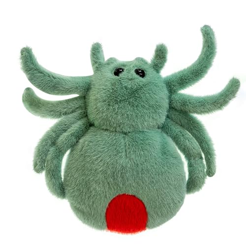 BYNYXI Kleine Spinne Plüsch Spielzeug, Spinne Stofftier Kuscheltier, Spinne Wurfkissen Kuscheltiere Geschenk für interaktive Streich Spiel Sofa und Bett Haunted Haus Dekorative Requisite 25CM von BYNYXI