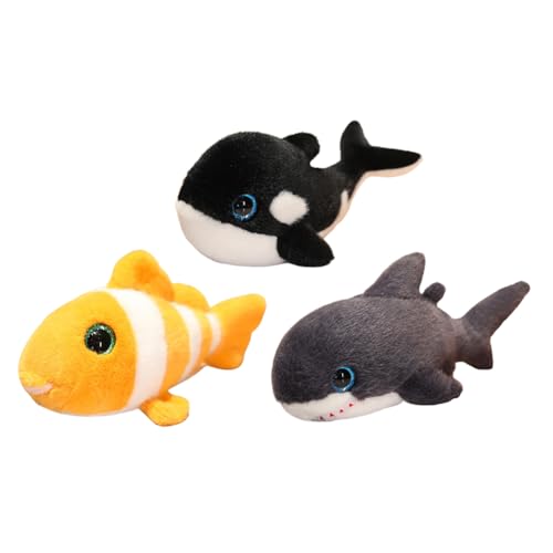 BYNYXI Kuschelige Weiche Krabbe PlüSch Cartoon Marine Aanimals Plüsch Spielzeug, Niedliche Orange Krabbe Ausgestopfte Tier Geschenk für Kinder und Liebhaber von BYNYXI