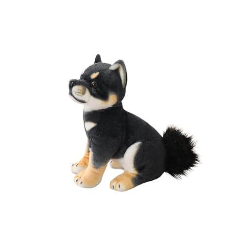 BYNYXI Realistisch Plüsch Teddy Dog Kuscheltier Stofftier Hund, Hund Plüsch Spielzeug, Plüsch Puppe Tier Plüsch Spielzeug Lügender Hund für Jungen,Mädchen,Babys im Kinderzimmer 20/35CM von BYNYXI