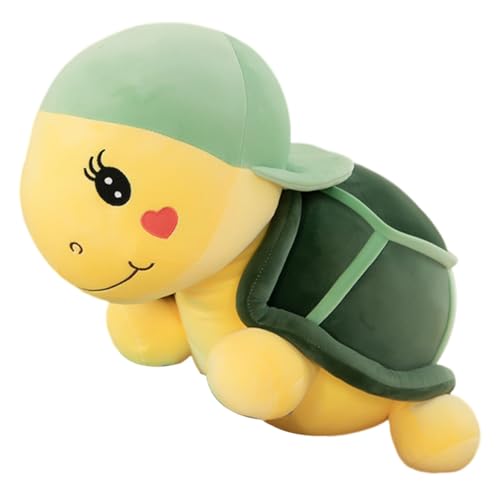 BYNYXI Schildkröte Kuscheltier, 50cm Meeresschildkröte Hatted Turtle Kawaii Turtle Plüsch Schildkröte Plüschtiere Stofftier Schildkröte Cuddlekins Kuscheltier Geschenke für Kinder Erwachsene von BYNYXI