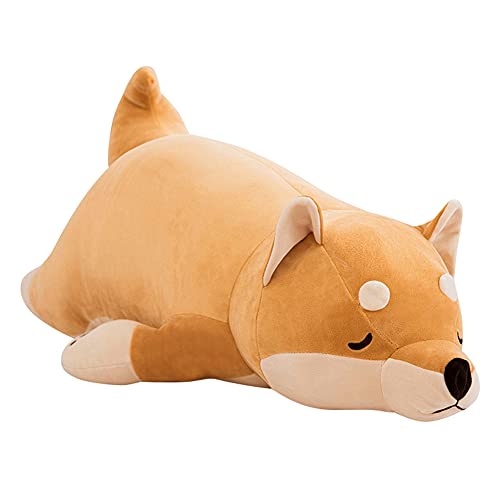 50cm Shiba Inu Plüschtier, Corgi Plüschtier Kawaii Hund Kuscheltier Liegendes HundKissen Puppe Schlafen Umarmung Kissen Gefüllte Stofftier Plüschtier Shiba Inu Kissen Plüsch Spielzeug für Kinder von BYNYXI