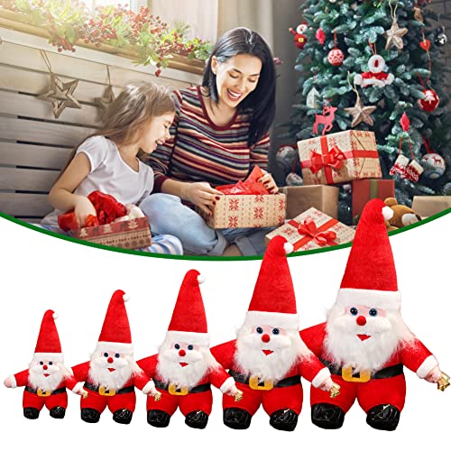 BYNYXI Stofftier Weihnachtsmann Plüschtier, 30cm Kawaii Weihnachtsmann Plüschfigur Kuscheltiere Gefüllte Plüschkissen Weihnachtspuppen Spielzeug für Kinder Jungen Mädchen Weihnachten Geschenke von BYNYXI