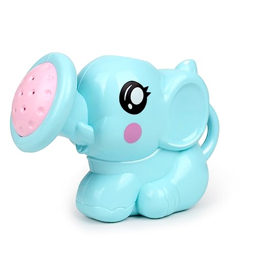 Baby Badespielzeug Elefant, Wasserspray Spielzeug Elefant Wassersprüher Sprinkler Spielzeug ABS Kunstoff Badewannenspielzeug Dusche Schwimmbad Wasserspielzeug für Baby ab 3 6 Monate, 14.5cmx5.5cmx9cm von BYNYXI