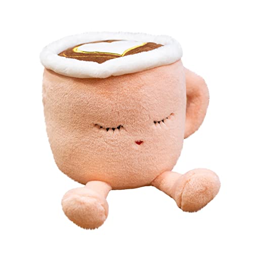 Plüschtiere Milchteetasse, 20cm Bubble Tea Kuscheltier Gefülltes Kaffeetasse Puppe Kuscheltier Umarmungskissen Stofftier Softpuppe Plüschkissen Spielzeug für Kinder Jungen Mädchen Geschenk von BYNYXI