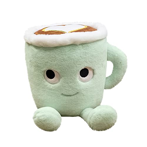 Plüschtiere Milchteetasse, 30cm Bubble Tea Kuscheltier Gefülltes Kaffeetasse Puppe Kuscheltier Umarmungskissen Stofftier Softpuppe Plüschkissen Spielzeug für Kinder Jungen Mädchen Geschenk von BYNYXI