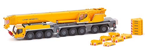 BYUP Mobile Crane Liebherr LTM 1450-8.1, Maßstab: 1/87, Realistische Gestaltung und hohe Detailtreue, für Kinder (5-12 Jahre), unisex von BYUP