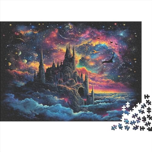 Dream Schloss Puzzlespiel 1000 Teile Puzzle Für Erwachsene Und Kinder Ab 14 Jahren, Erwachsenen Puzzlespiel Puzzel 1000pcs (75x50cm) von BZAVEODFS