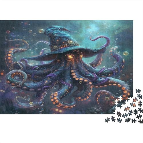 Oktopus 1000 Teile Puzzle, Puzzles Für Erwachsene, 1000 Teile Puzzlespiel Für Jugendliche & Erwachsene Puzzlespiel Puzzel 1000pcs (75x50cm) von BZAVEODFS