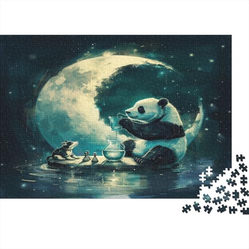 Panda Puzzle 1000 Teile,Puzzlespiel Für Erwachsene,Impossible Puzzle,Puzzle GesKükenlichkeitsspiel Für Die Ganze Familie, Geschenke Für Männer/Frauen Erwachsenen Puzzel 1000pcs (75x50cm) von BZAVEODFS