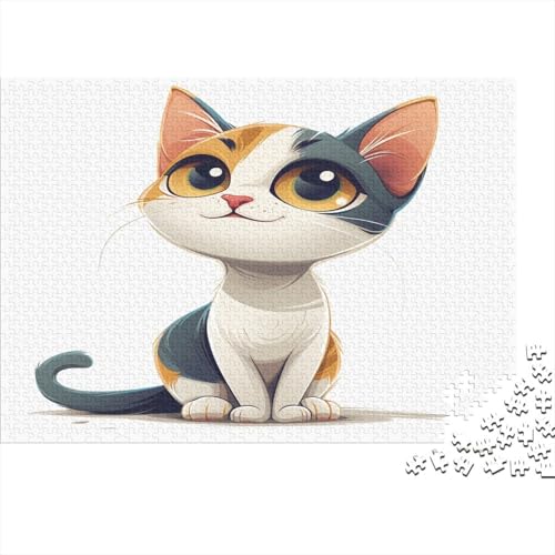 Persian Kat 1000 Teile,Impossible Puzzle,GesKükenlichkeitsspiel Für Die Ganze Familie, Erwachsenen Puzzlespiel Puzzel 1000pcs (75x50cm) von BZAVEODFS