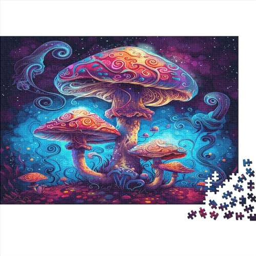 Pilze Puzzle 1000 Teile Puzzle Für Erwachsene Und Kinder Ab 14 Jahren,Puzzlespiel Erwachsenen Puzzlespiel Puzzel 1000pcs (75x50cm) von BZAVEODFS