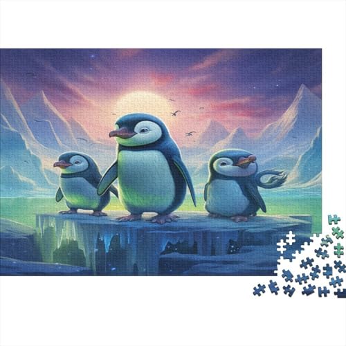 Pinguin Puzzle 1000 Teile,Puzzle Für Erwachsene, Impossible Puzzle, GesKükenlichkeitsspiel Für Die Ganze Familie,Puzzle Farbenfrohes,Puzzle-Geschenk,RaumdekoRatteion Puzzel 1000pcs (75x50cm) von BZAVEODFS