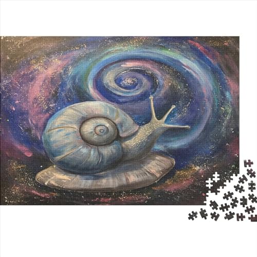 Süße Schnecke 1000 Teile,Impossible Puzzle,GesKükenlichkeitsspiel Für Die Ganze Familie, Erwachsenen Puzzlespiel Puzzel 1000pcs (75x50cm) von BZAVEODFS